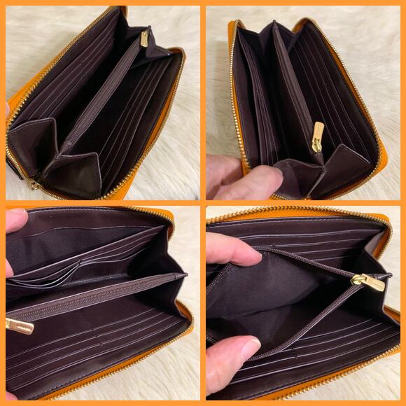 COACH DEMPSEY SET Khaki SIS NS Signature Tote #1917 & Zip Around Wallet #3473 - Picture 9 of 16